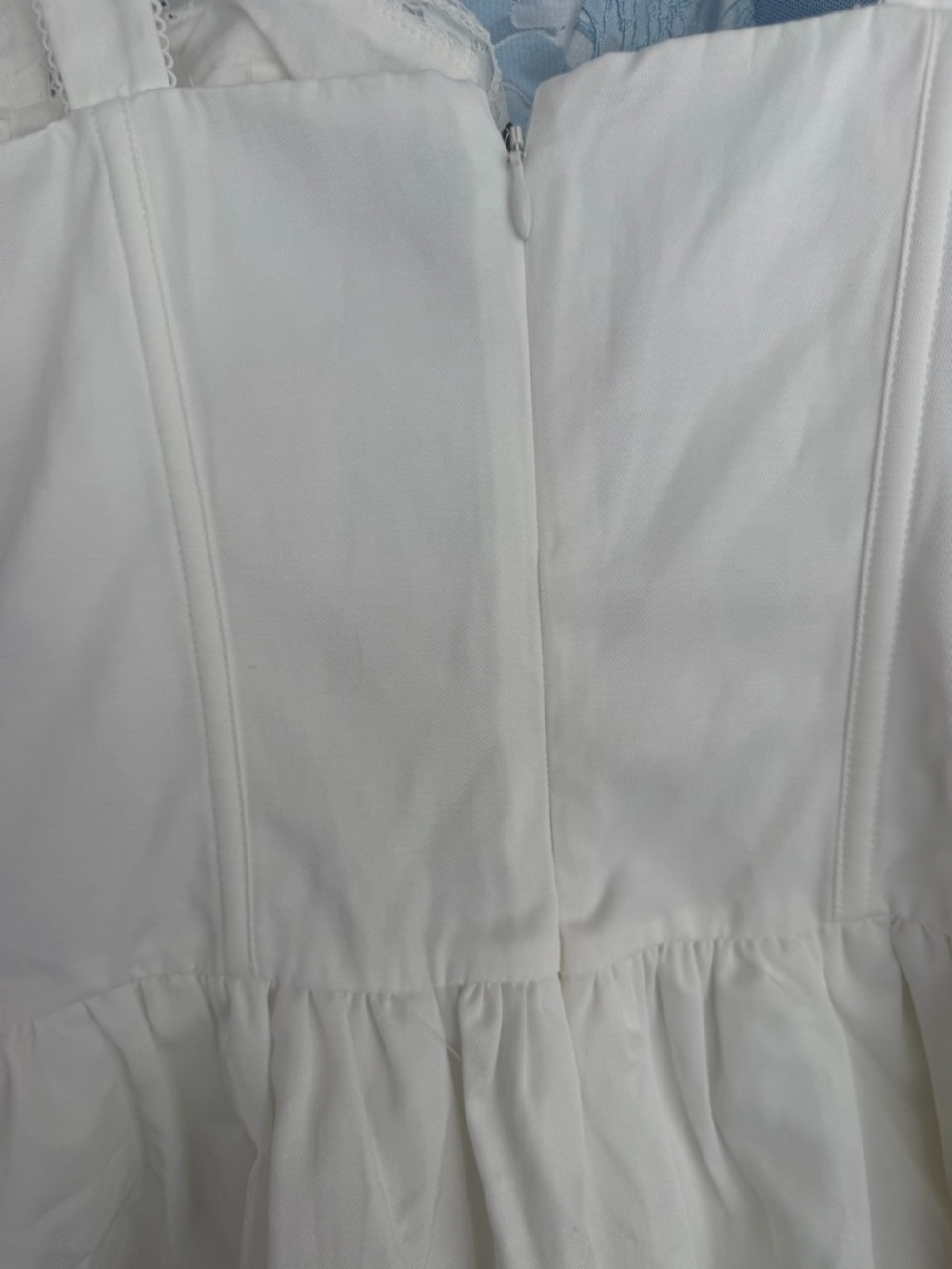 NWT White Fox Boutique White Corset Mini Dress - Picture 7 of 8